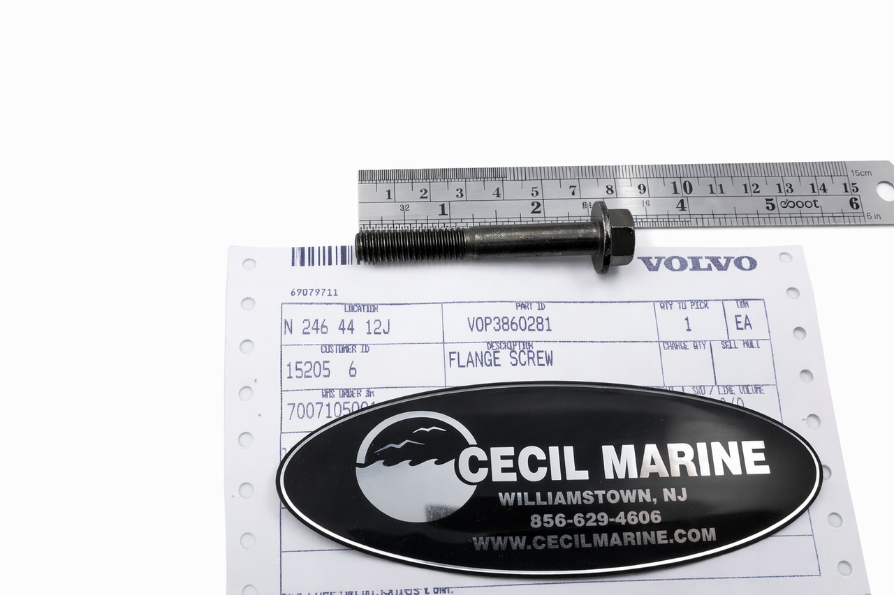 This part is currently on backorder - GENUINE VOLVO FLANGE SCREW 3860281
