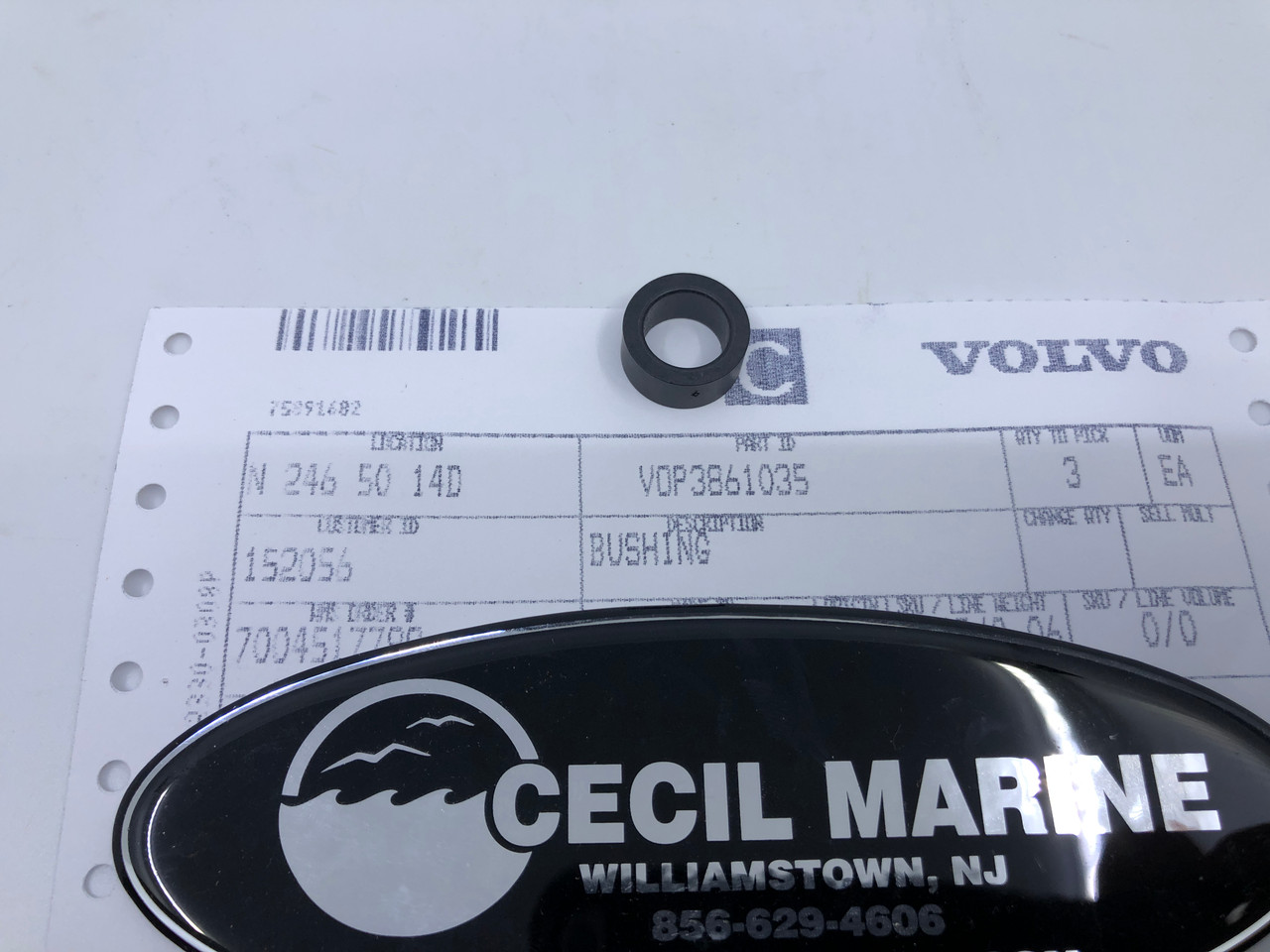$19.99* GENUINE VOLVO  BUSHING 3861035 *In Stock & Ready To Ship!