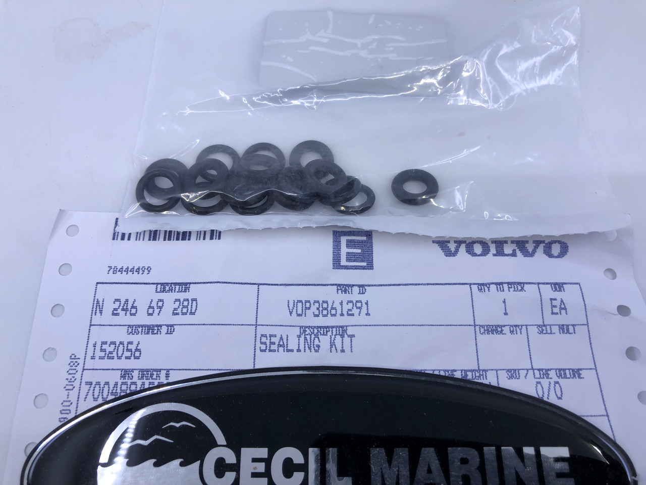 $49.88* GENUINE VOLVO no tax*  SEALING KIT  3861291 *Special Order 10 To 14 Days For Delivery
