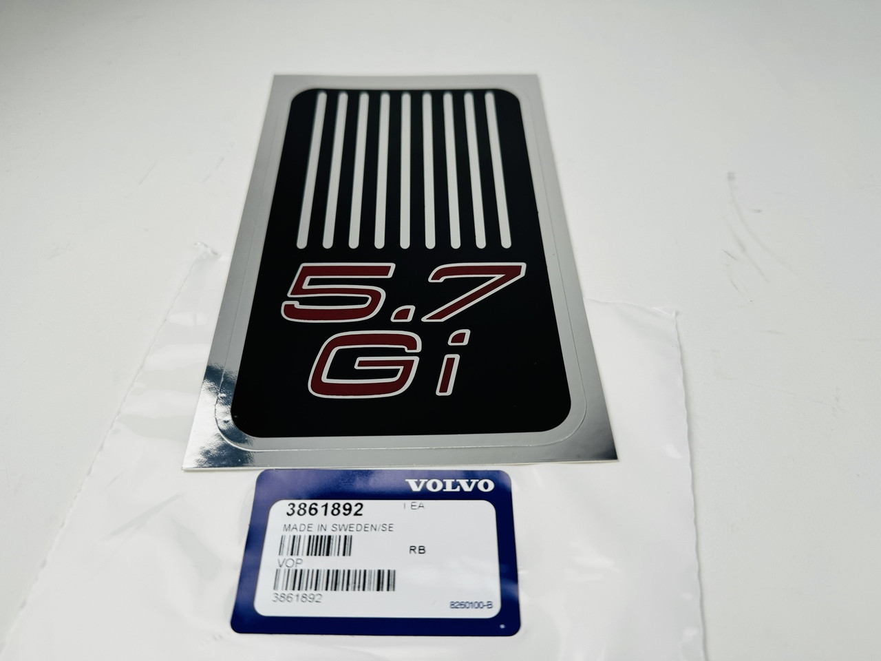 【新品未使用】VOLVO SERVICEサインプレート $14.99* GENUINE VOLVO no tax*5.7 Gi DECAL 3861892 *In Stock