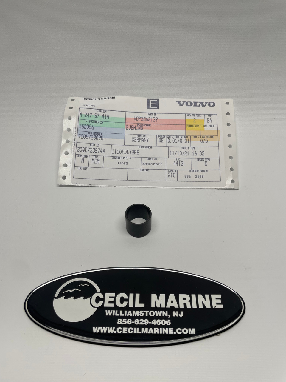 $49.88* GENUINE VOLVO no tax* BUSHING 3862139 *Special Order 10 To 14 Days For Delivery