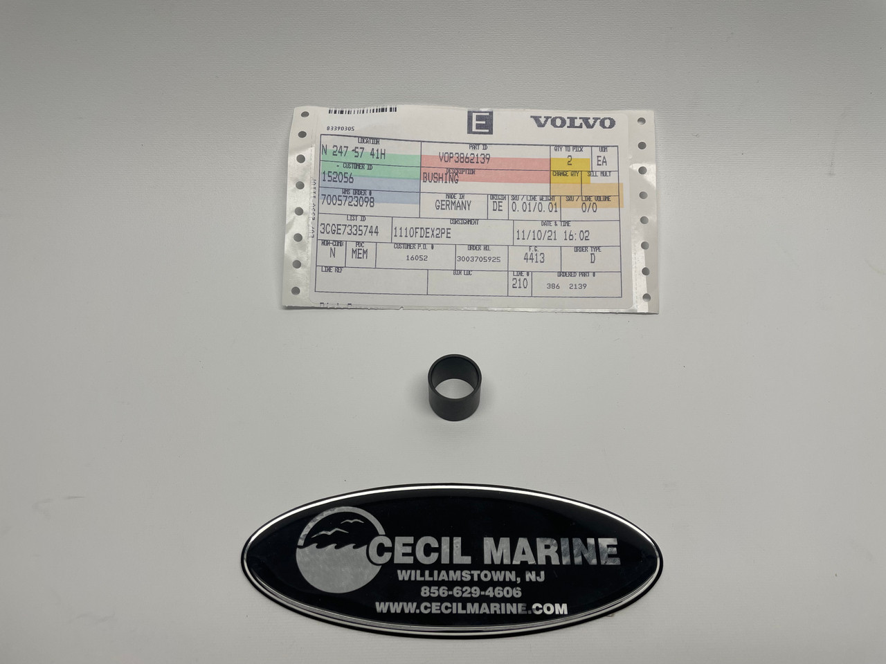 $49.88* GENUINE VOLVO no tax* BUSHING 3862139 *Special Order 10 To 14 Days For Delivery