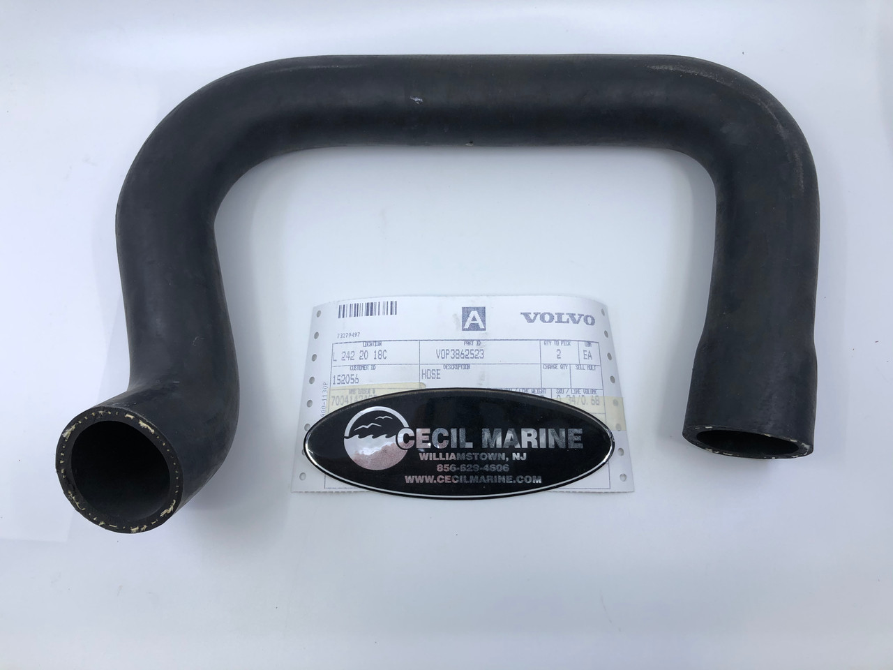 This part is currently on backorder ETA is 4-15-2026. GENUINE VOLVO no tax* WATER HOSE 3862523