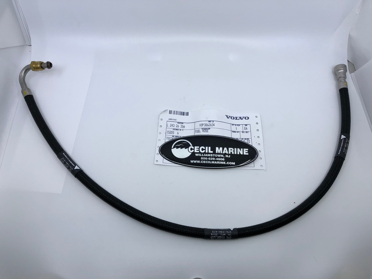 $169.99* GENUINE VOLVO no tax* FUEL HOSE 3862634 *In Stock & Ready