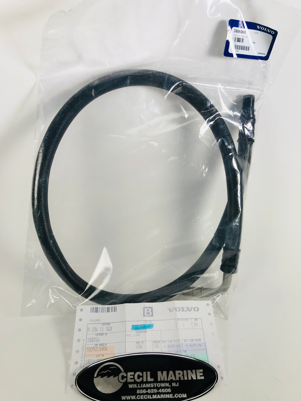 $110.99* GENUINE VOLVO no tax* OIL LINE 3886068 *In Stock & Ready
