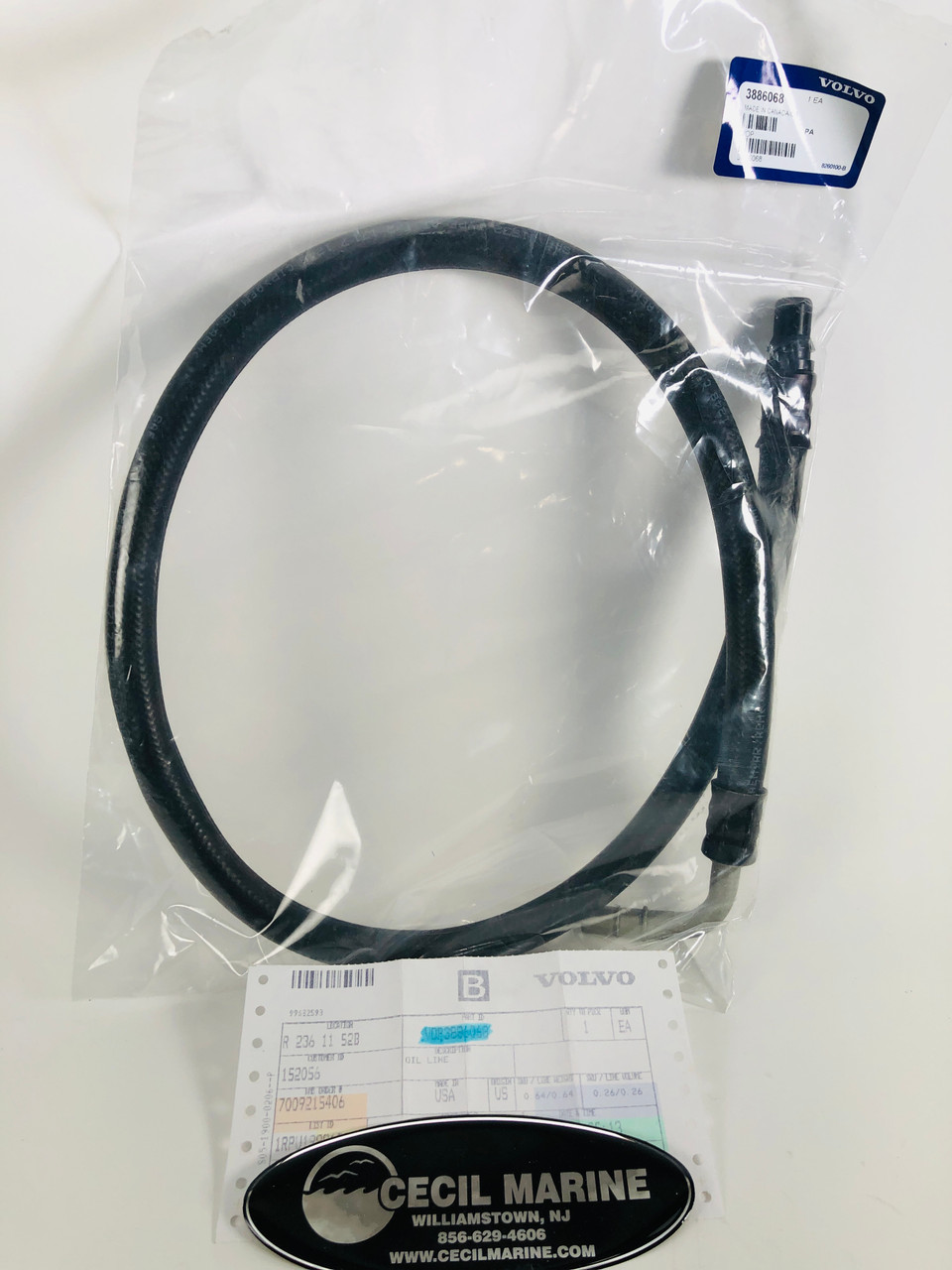 $110.99* GENUINE VOLVO no tax* OIL LINE 3886068 *In Stock & Ready