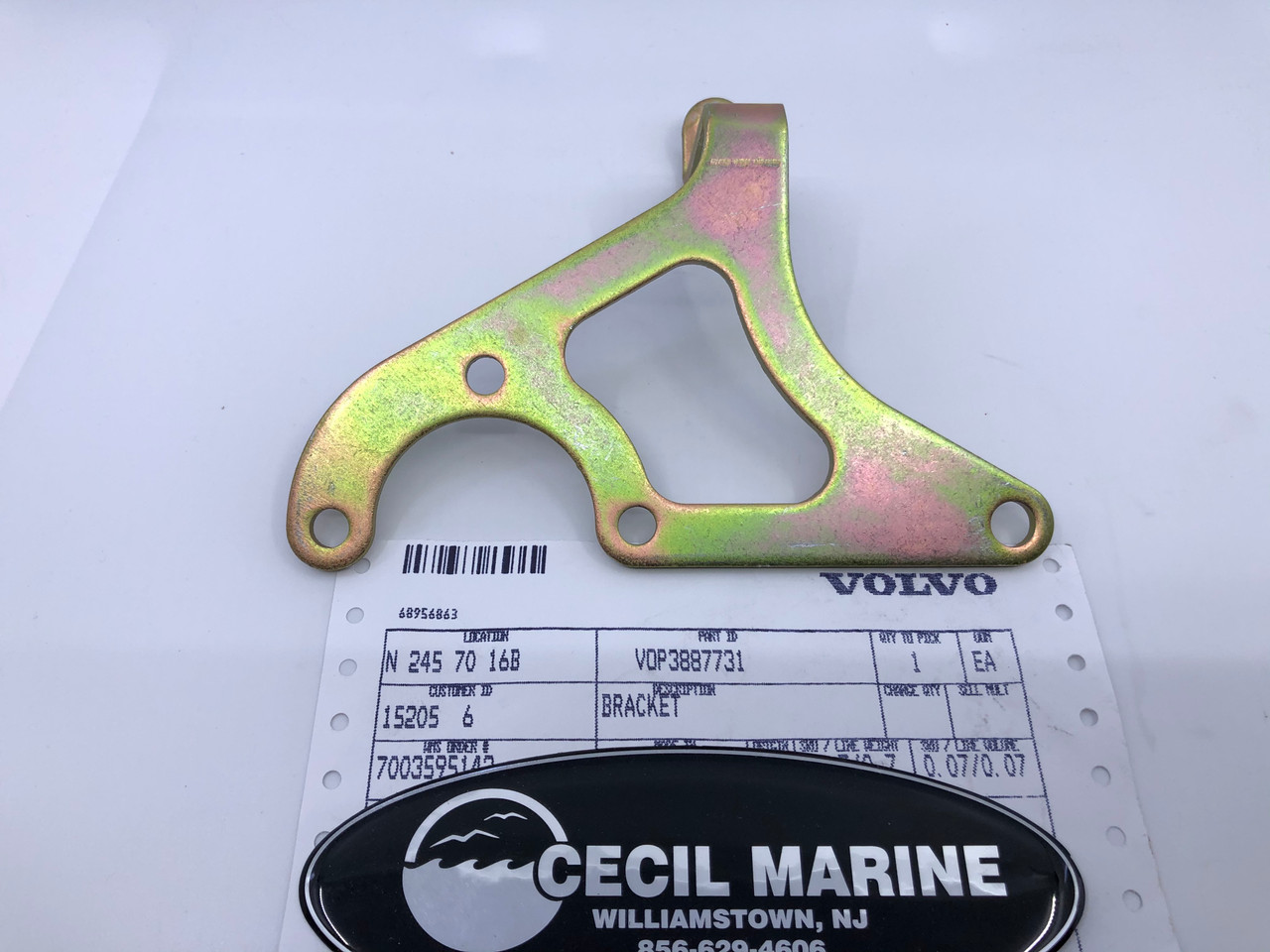 $119.99* GENUINE VOLVO no tax* BRACKET 3887731 *In Stock & Ready To Ship!