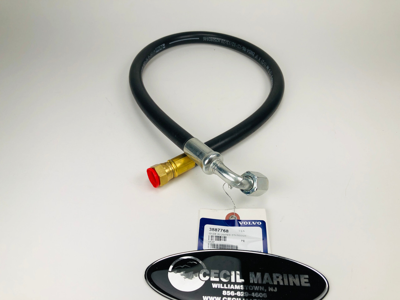 $159.99* GENUINE VOLVO no tax* OIL HOSE ASSEMBLY 3887768 *In Stock  