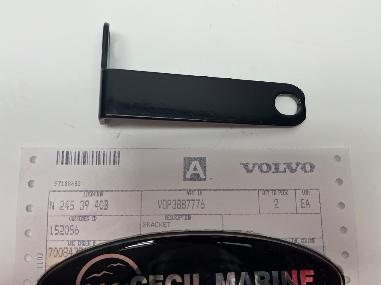 $124.99* GENUINE VOLVO BRACKET 3887776 *In Stock & Ready To Ship!