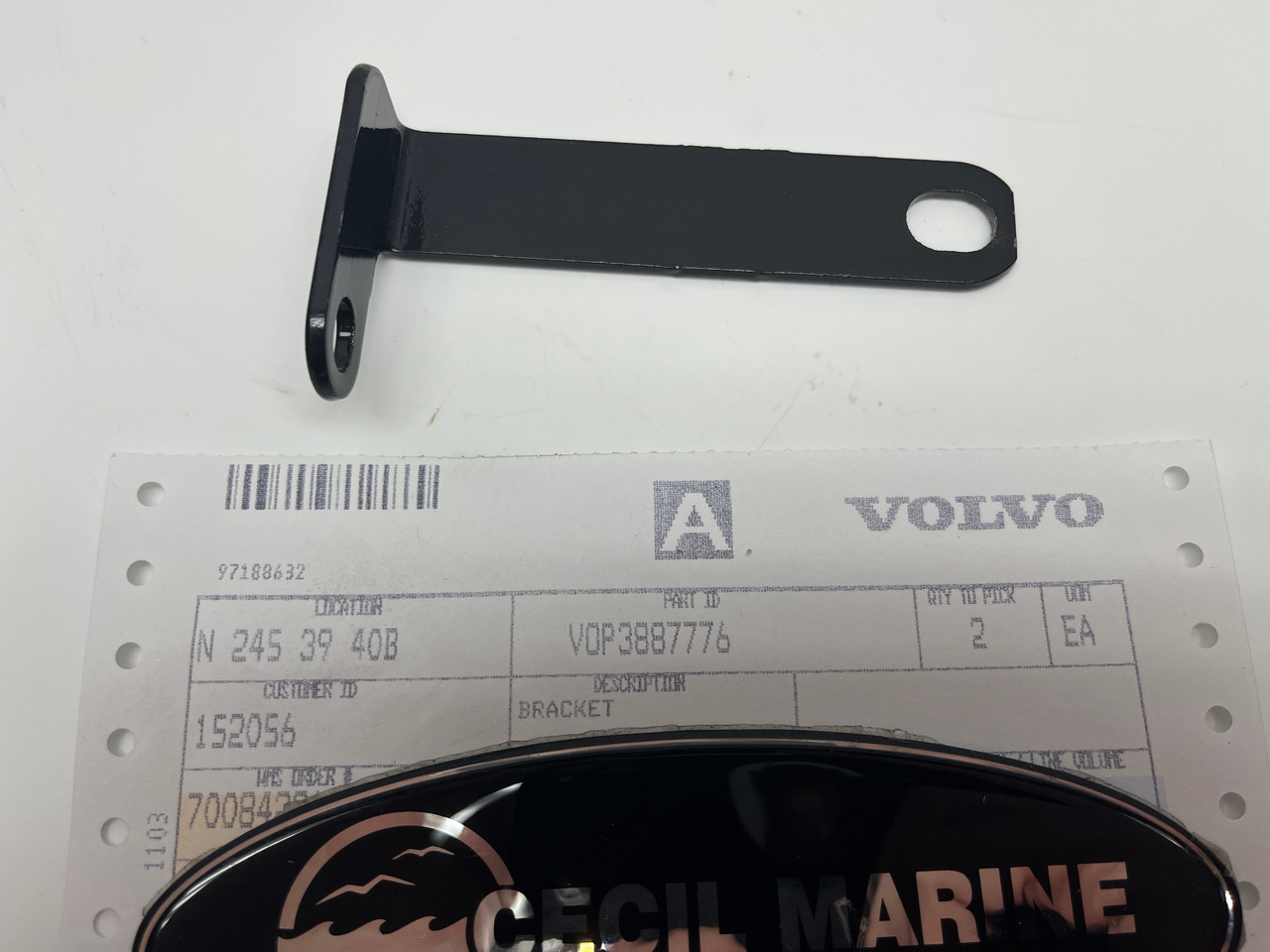 $124.99* GENUINE VOLVO BRACKET 3887776 *In Stock & Ready To Ship!