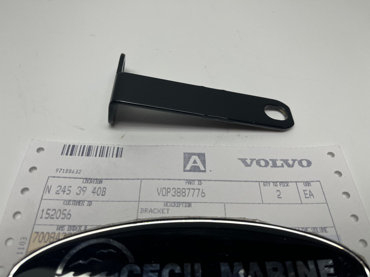 $124.99* GENUINE VOLVO BRACKET 3887776 *In Stock & Ready To Ship!