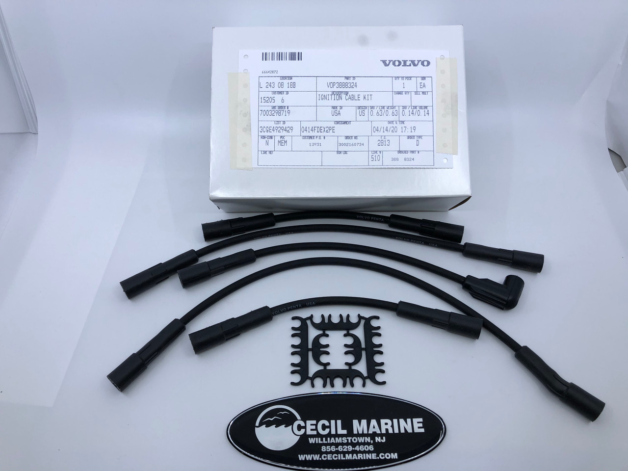 $62.99* GENUINE VOLVO GNITION CABLE KIT 3888324 *In Stock & Ready