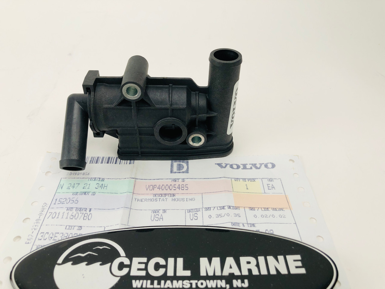 RT-1409555994 $299.98* GENUINE VOLVO no tax* THERMOSTAT HOUSING 40005485