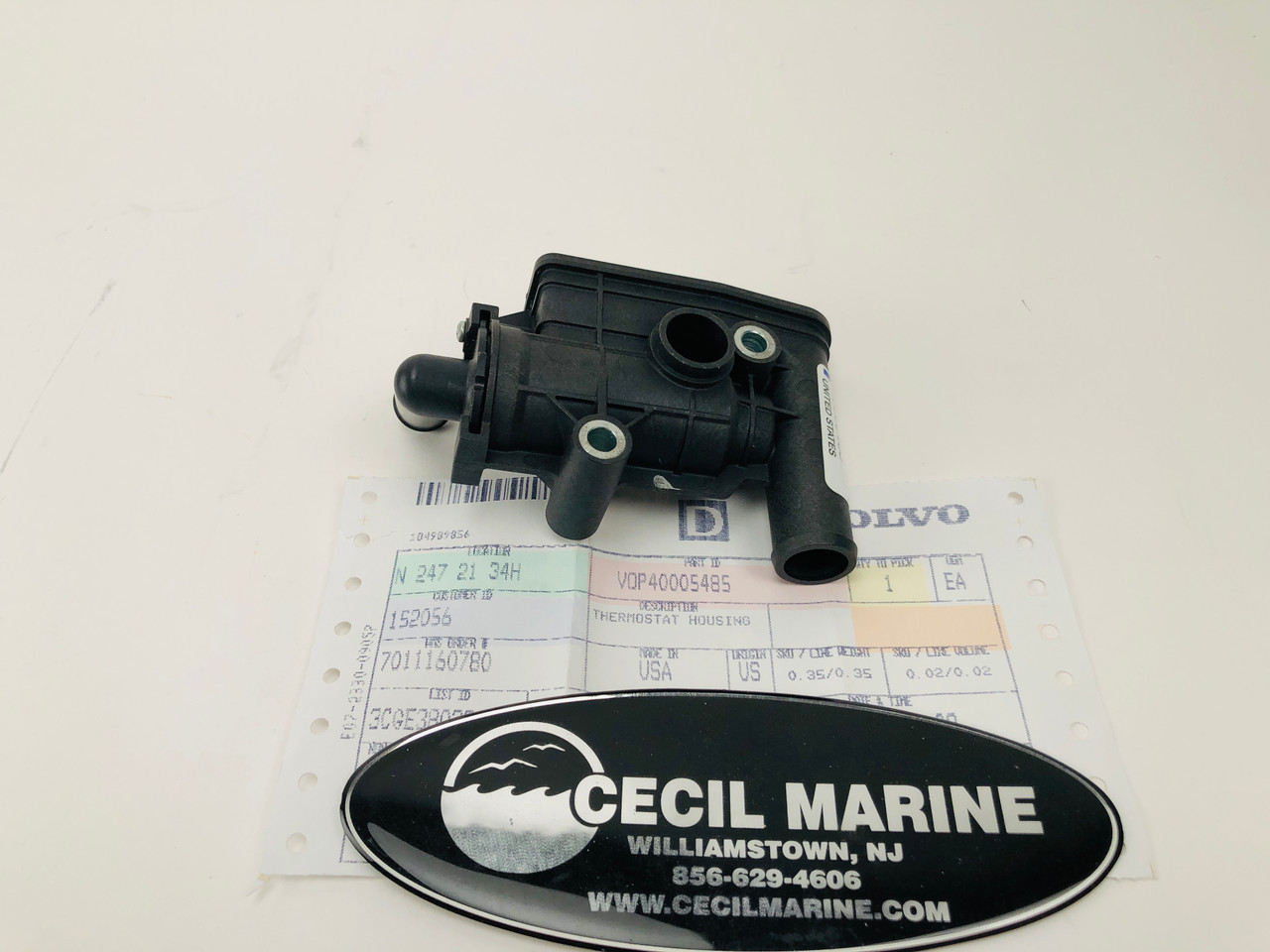 $299.98* GENUINE VOLVO no tax* THERMOSTAT HOUSING 40005485