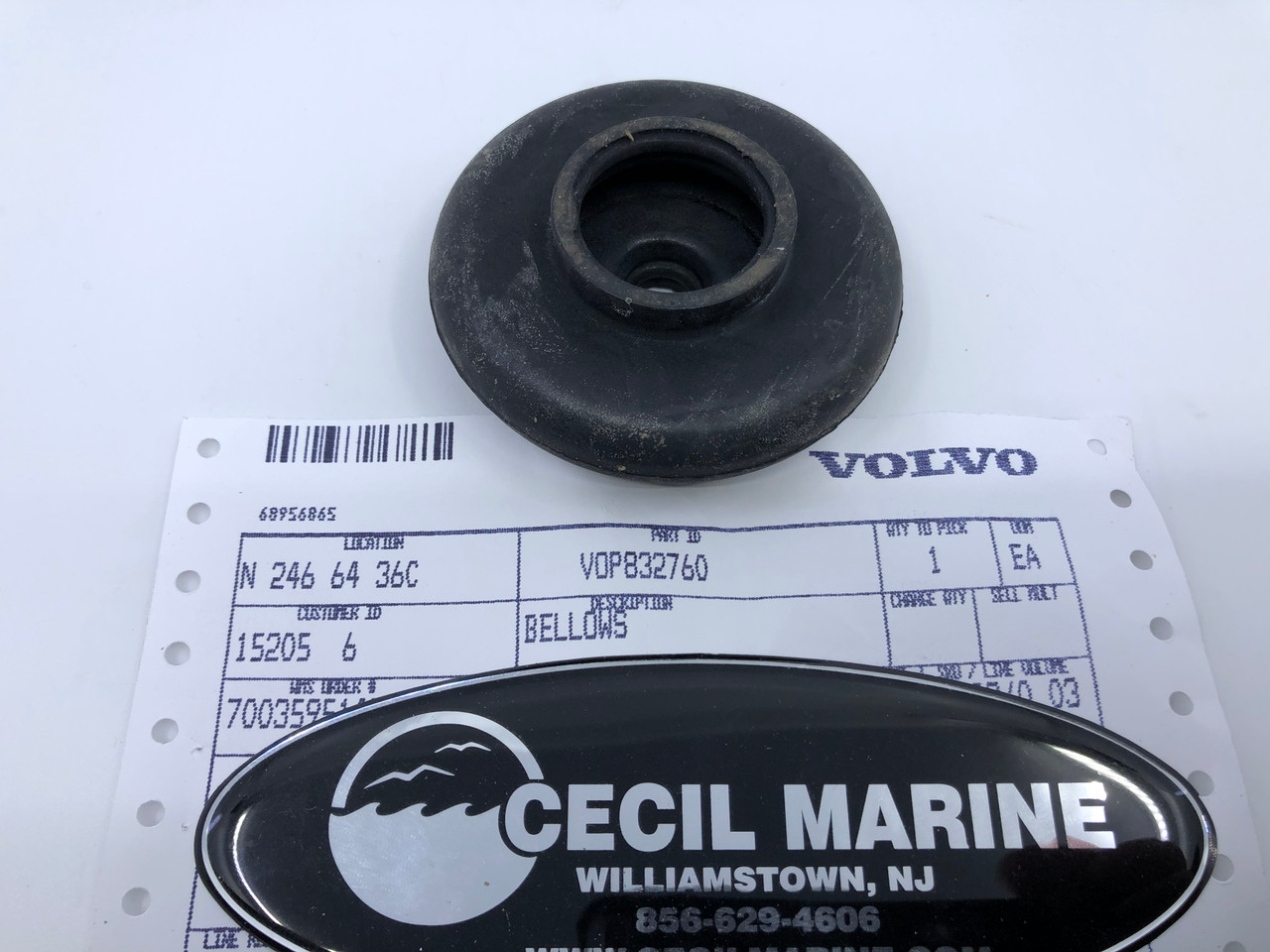 $119.88* GENUINE VOLVO no tax*  BELLOWS 832760 *Sorry this part is no longer available from Volvo