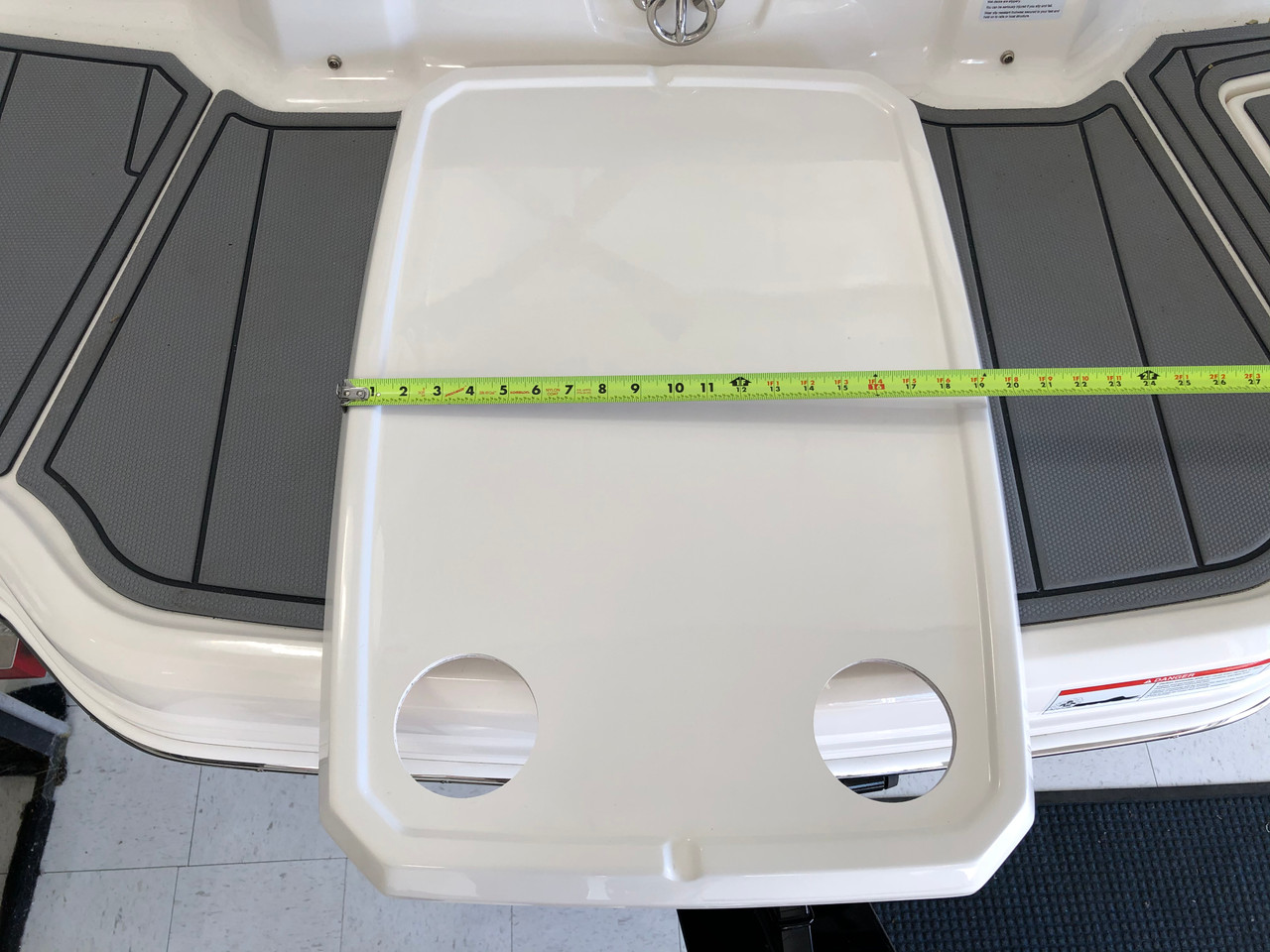 CHAPARRAL BOW OR COCKPIT TABLE ( Fiberglass table only ) - 28 1/2 x 20 1/2"  38.00785 *In Stock & Ready To Ship!