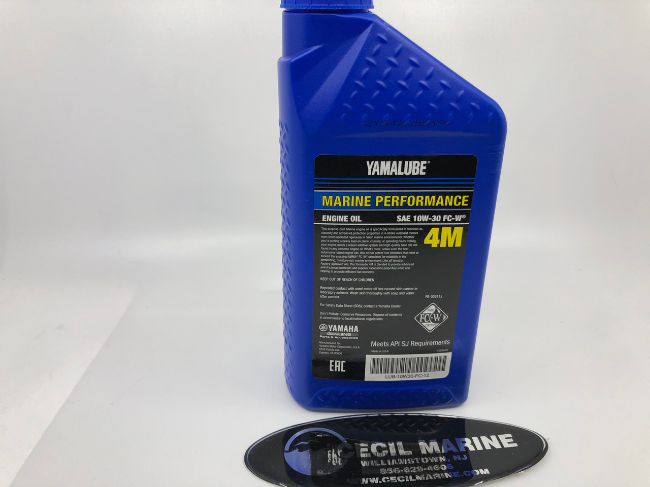 $8.99* GENUINE YAMAHA 10W30 MARINE  ENGINE OIL LUB-10W30-FC-12 *In Stock & Ready To Ship!