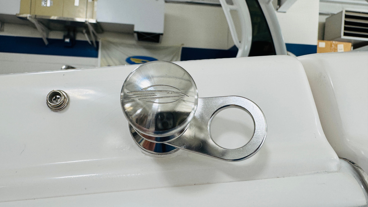 NEW STYLE FENDER HOLDER STAINLESS STEEL PIN WITH CHAPARRAL LOGO *In Stock & Ready To Ship!