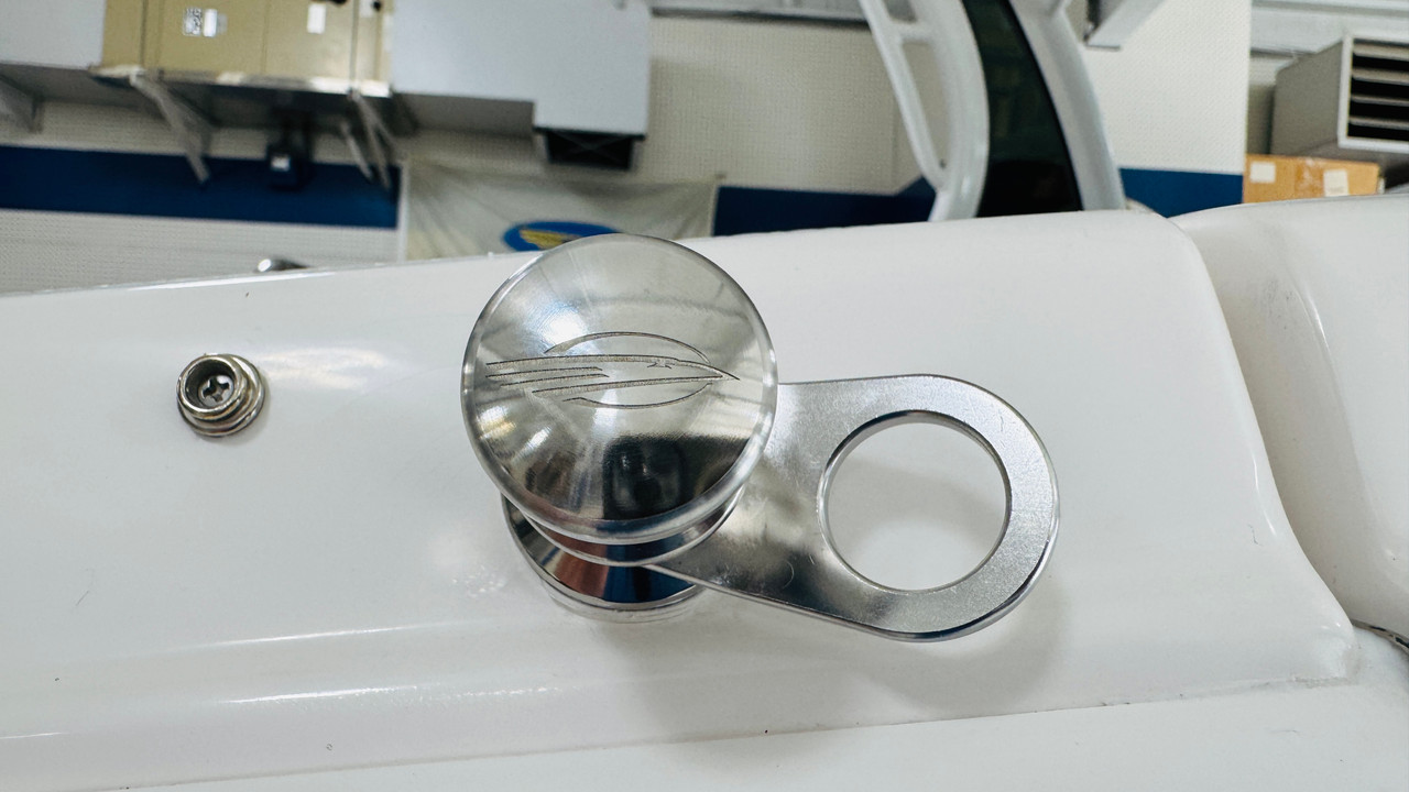 NEW STYLE FENDER HOLDER STAINLESS STEEL PIN WITH CHAPARRAL LOGO *In Stock & Ready To Ship!