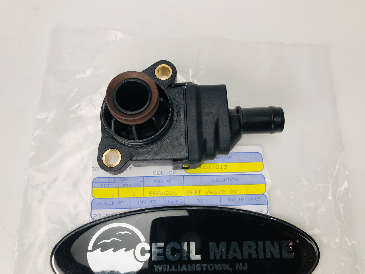 $89.99* GENUINE BRP no tax* VENT VALVE  5856506 *In Stock & Ready To Ship
