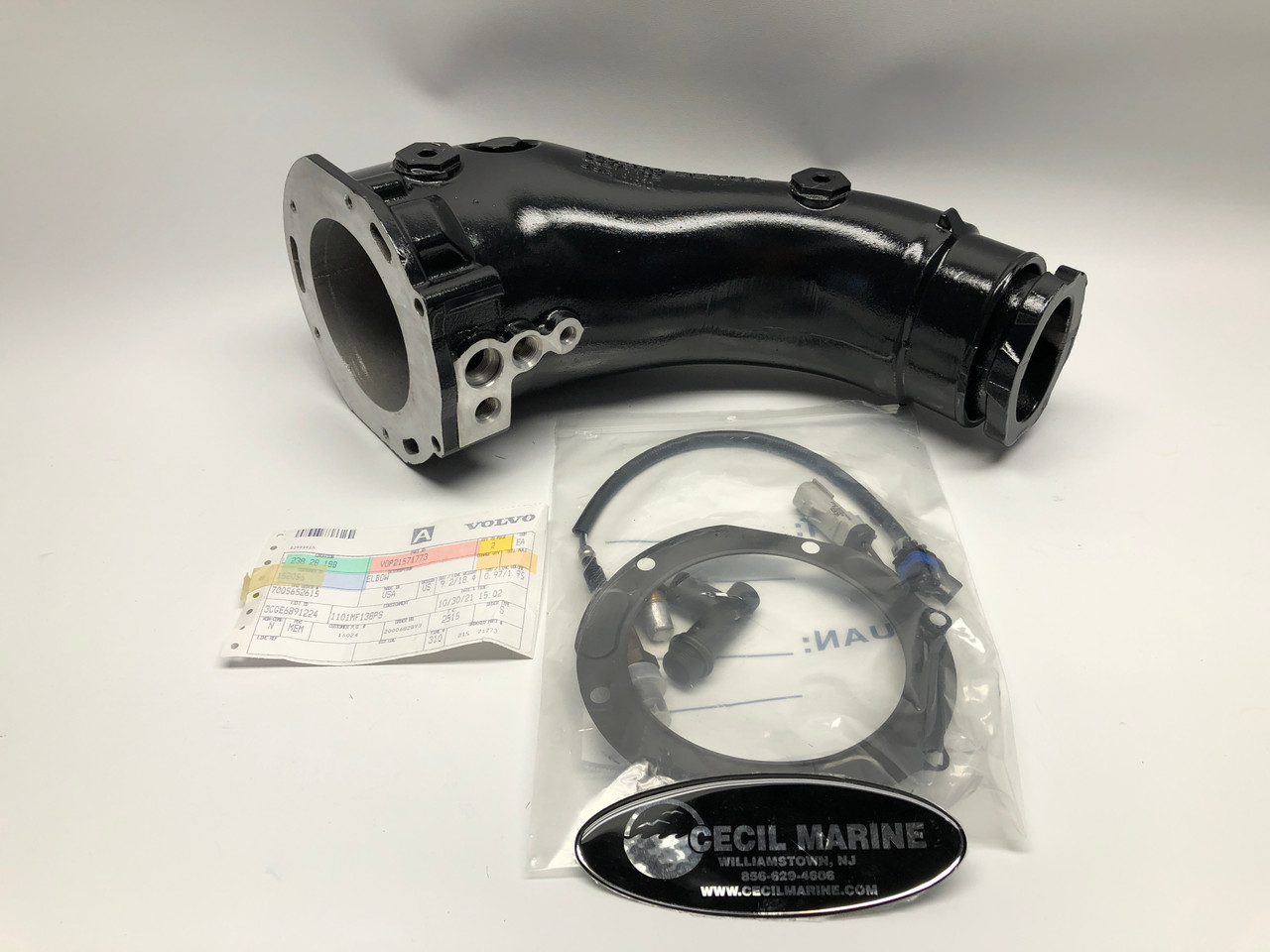 $1299.99* GENUINE VOLVO  no tax* EXHAUST MANIFOLD ELBOW 21571773 *In Stock & Ready To Ship!