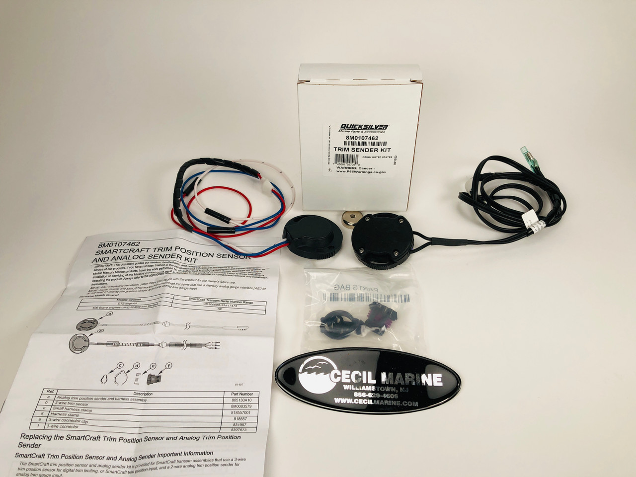 $289.99* GENUINE MERCRUISER, MERCURY & QUICKSILVER no tax* TRIM