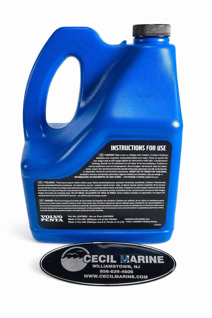 $99.99* GENUINE VOLVO PENTA no tax* 75W - 90 SYNTHETIC OUTDRIVE OIL GALLON 1141680  *In Stock & Ready To Ship!