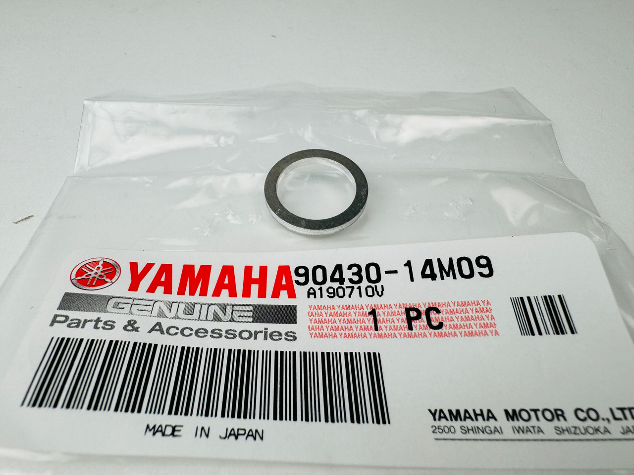 $1.99* GENUINE YAMAHA no tax* ENGINE OIL DRAIN WASHER 90430-14M09-00 *In Stock & Ready To Ship