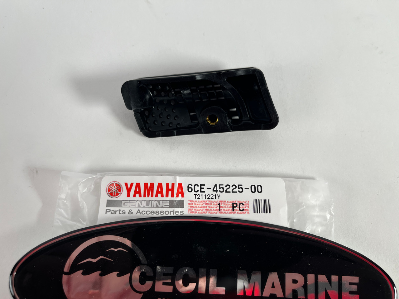 $15.05* GENUINE YAMAHA no tax* COVER, WATER INLET 4 6CE-45225-00-00 *In Stock & Ready To Ship
