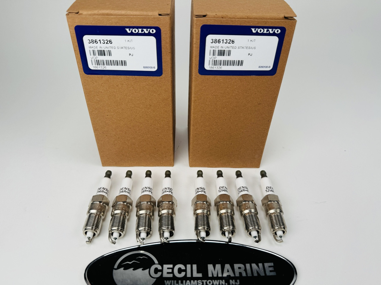 $91.99* VOLVO no tax* ( 8.1 ) 2 PACKS OF 4 SPARK PLUG KIT