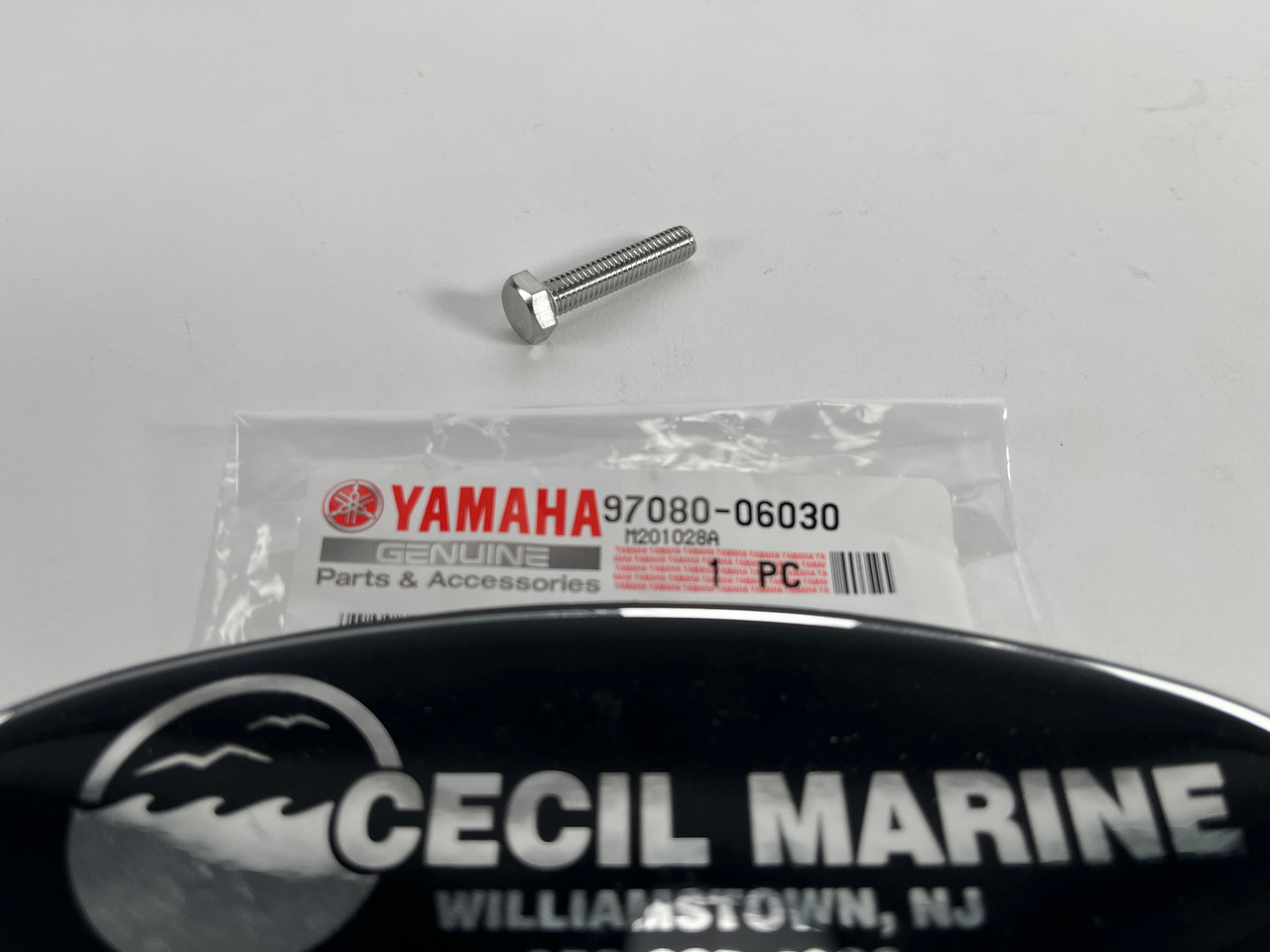 $6.99* GENUINE YAMAHA BOLT 97080-06030-00 *In Stock & Ready To Ship!