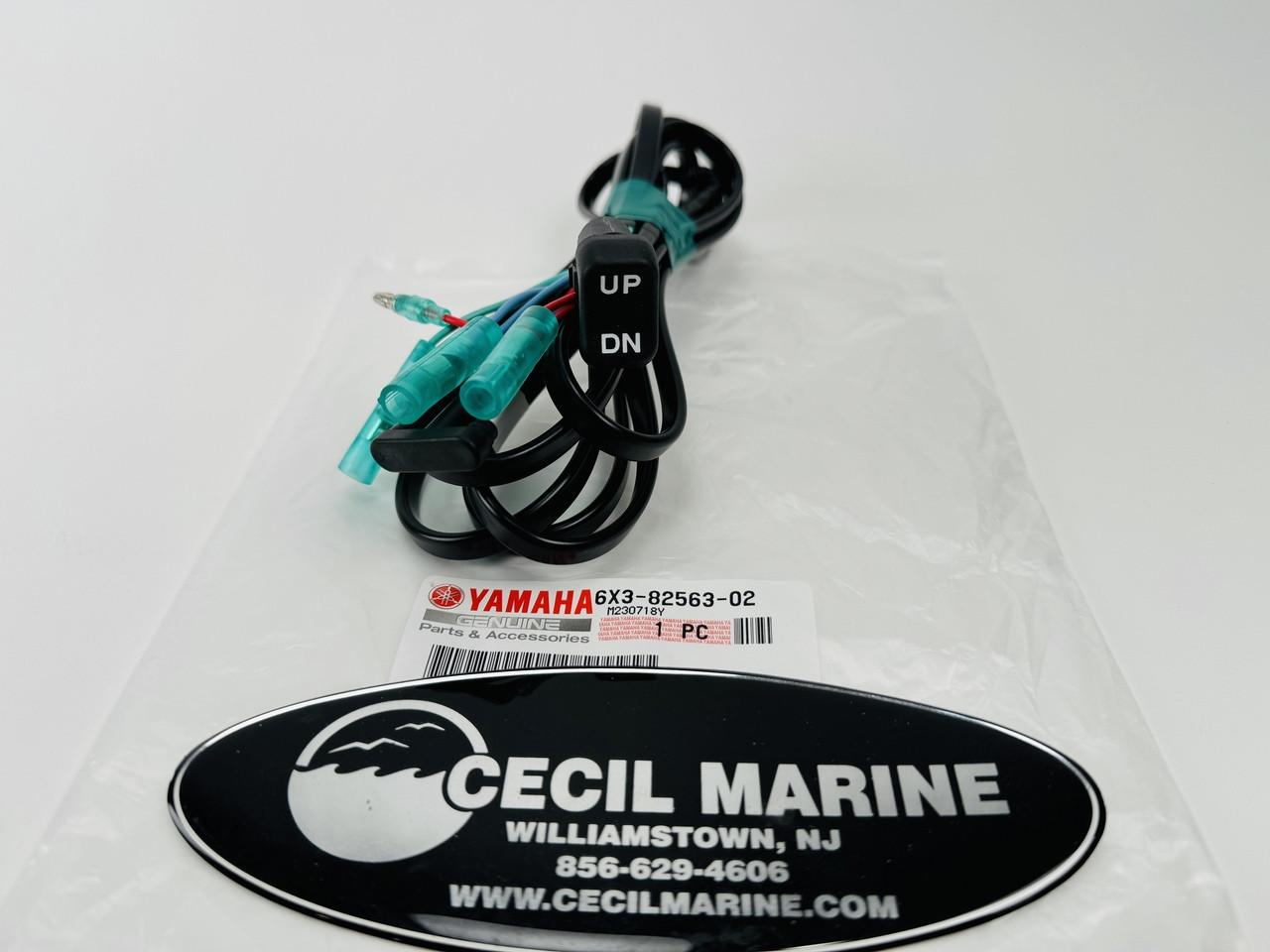 $106.99* GENUINE YAMAHA TRIM & TILT SWITCH 6X3-82563-02-00 *In