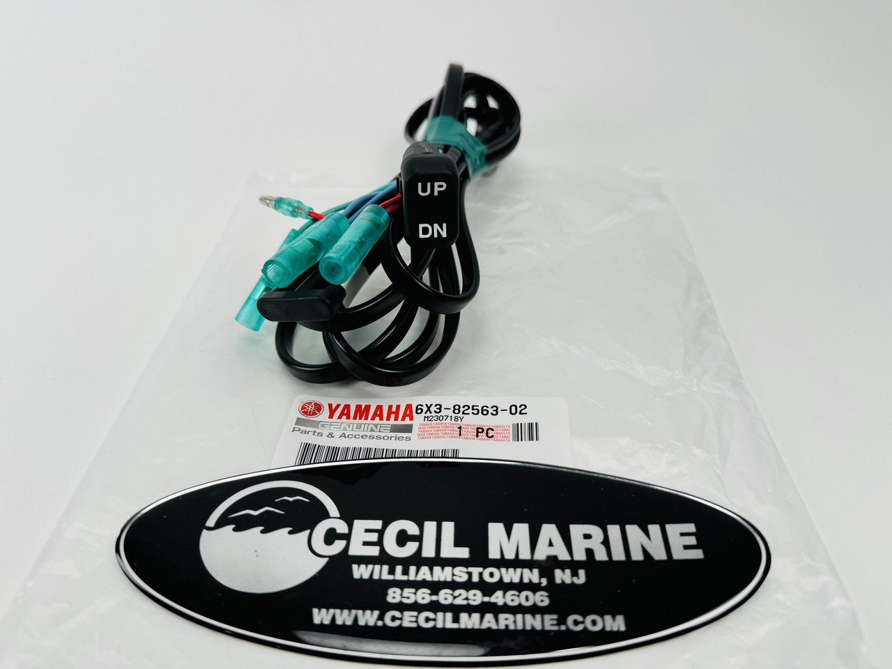 $106.99* GENUINE YAMAHA TRIM & TILT SWITCH 6X3-82563-02-00 *In