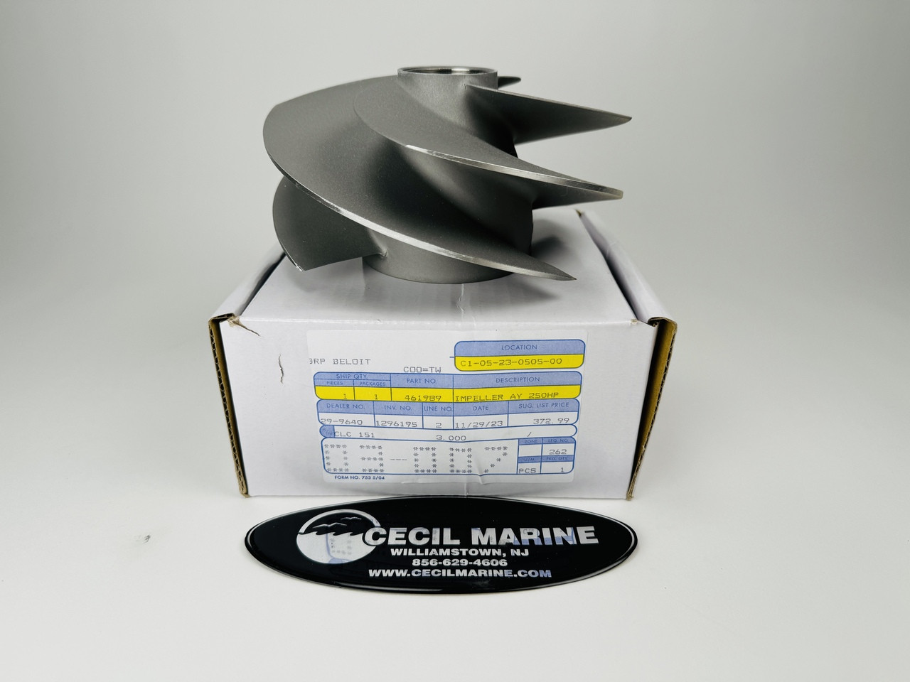 $399.99* GENUINE BRP no tax* IMPELLER 461989  *Special order 10 to 14 day delivery