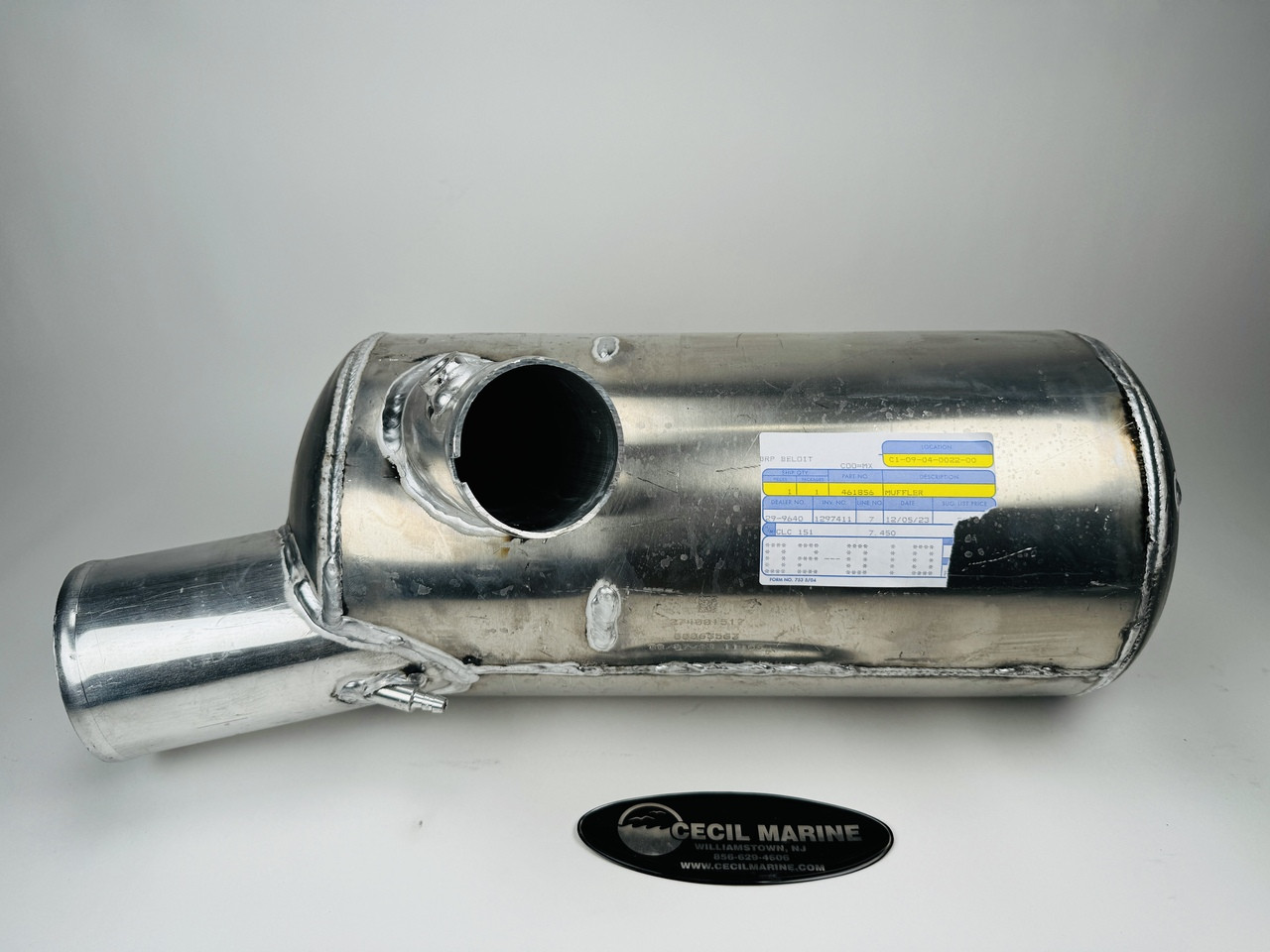 $539.99* GENUINE BRP no tax* MUFFLER FOR ROTAX 300 461856 *In Stock & Ready To Ship!