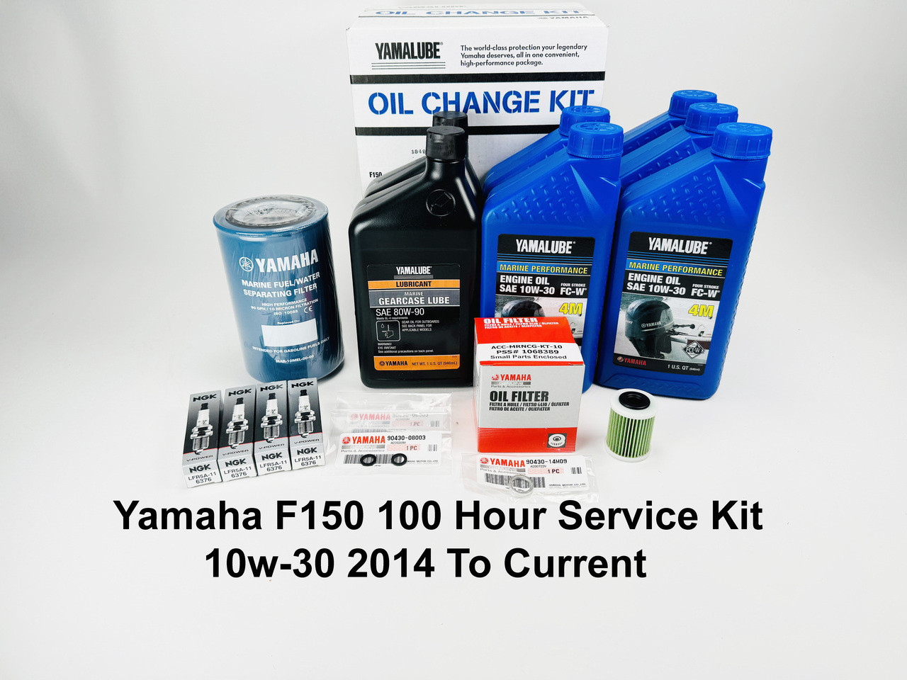 $179.99* GENUINE YAMAHA no tax* YAMAHA F150 100 HOUR SERVICE MAINTENANCE KIT - YAMALUBE 10W-30 - 2014-CURRENT *In Stock & Ready To Ship!