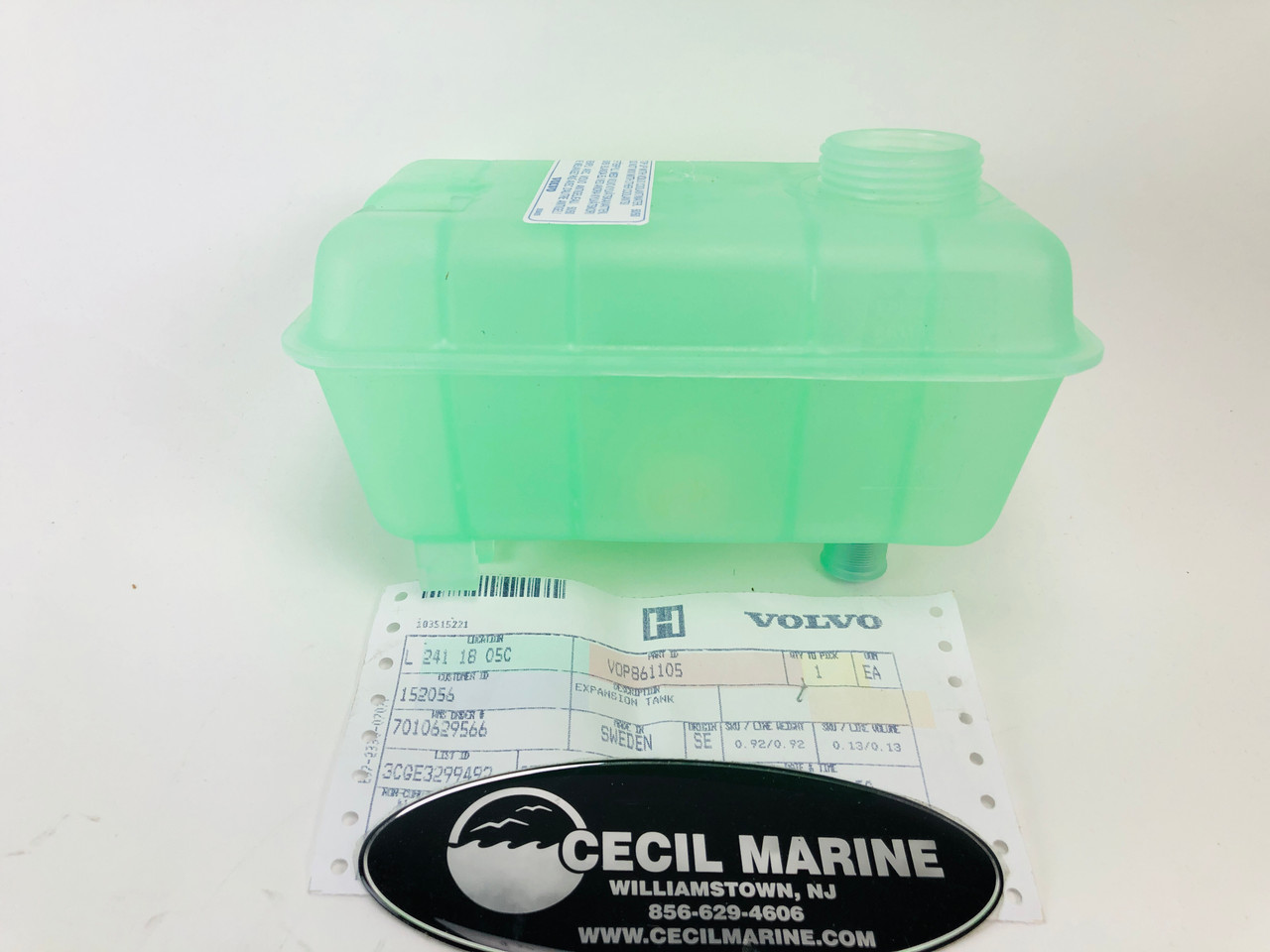 $189.99* GENUINE VOLVO no tax* EXPANSION TANK 861105  *In Stock & Ready To Ship!