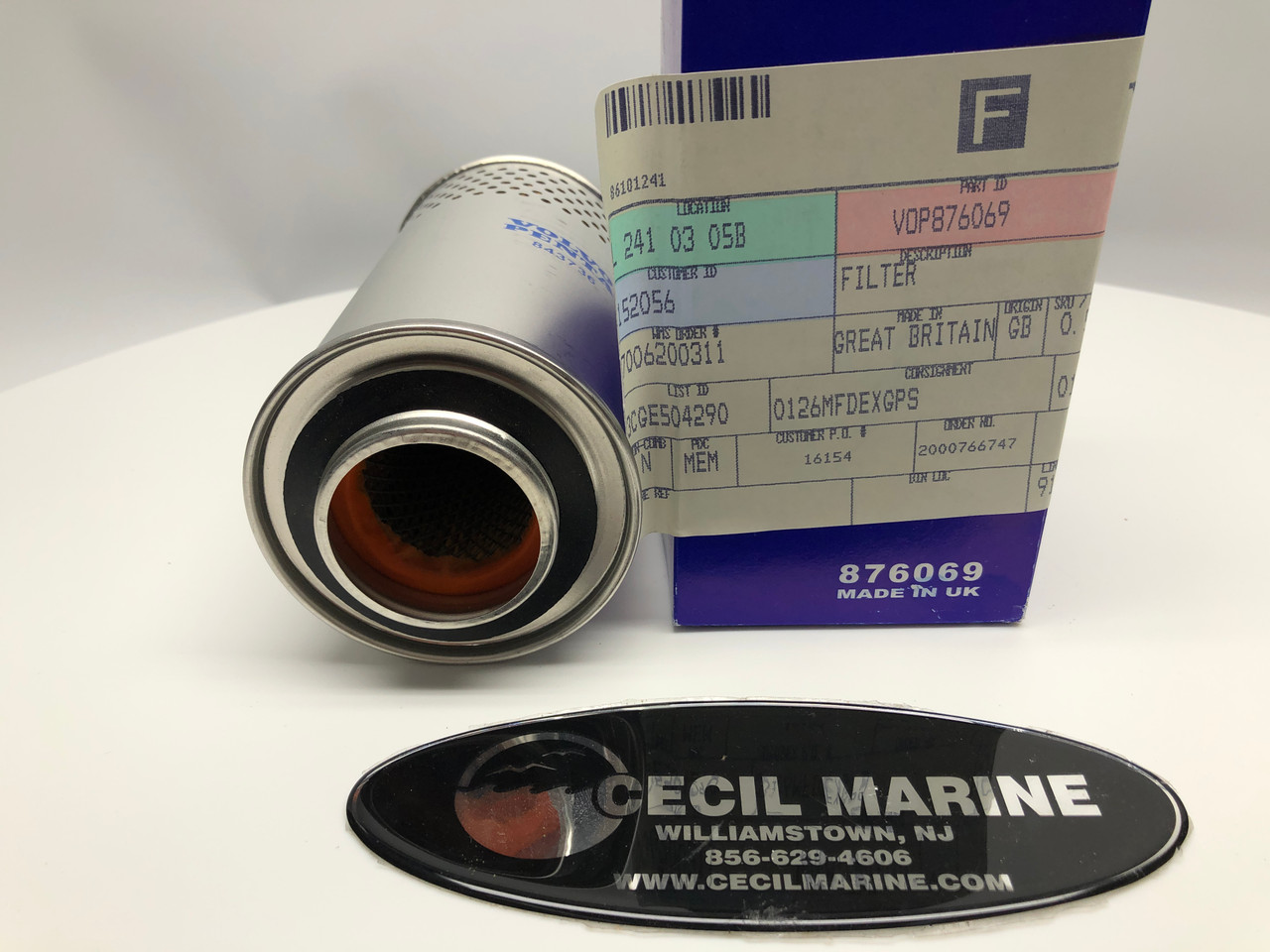 $58.99* GENUINE VOLVO no tax* FILTER 876069 *In Stock & Ready To Ship!