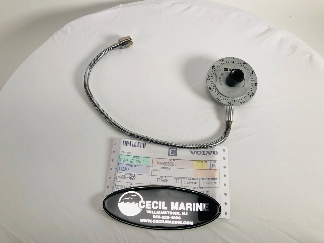 888 $139.88* GENUINE VOLVO no tax* VALVE ADJUSTMENT ANGLE GAUGE