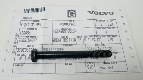 $4.99* GENUINE VOLVO HEXAGON SCREW 955543 *In Stock & Ready To Ship!