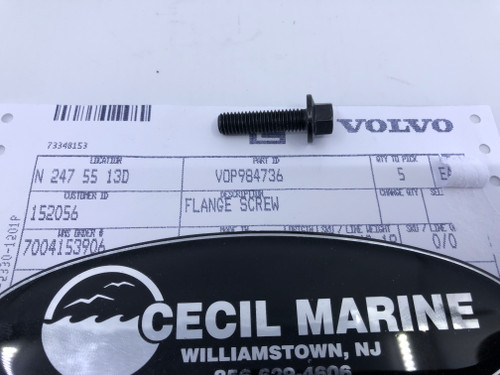 $2.99* GENUINE VOLVO ENUINE VOLVO  FLANGE SCREW 984736 *In Stock & Ready To Ship!