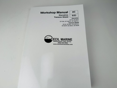 $79.99* GENUINE VOLVO SERVICE MANUAL FOR VOLVO STERNDRIVE FOR SX-M, SX-MTD DP-SM, DP-SMTD, DP-SMTD1*In Stock & Ready To Ship!