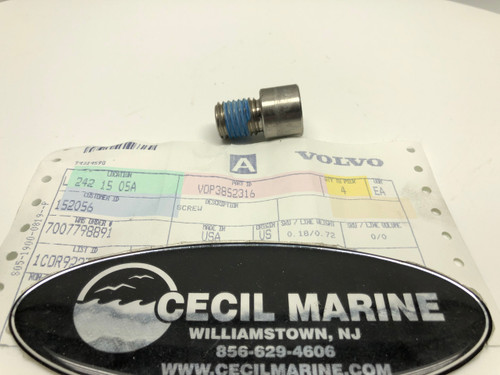 385 $44.99* GENUINE VOLVO no tax* SCREW 3852316 *In Stock