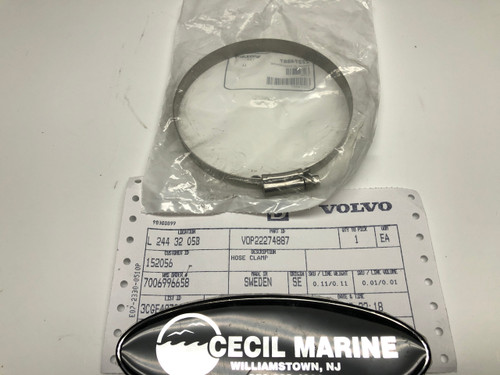 ふみ。 $11.99* GENUINE VOLVO HOSE CLAMP 22274887 *In Stock & Ready To