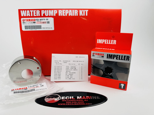 $119.99* GENUINE YAMAHA no tax* WATER PUMP REPAIR KIT 6CB-W0078-00