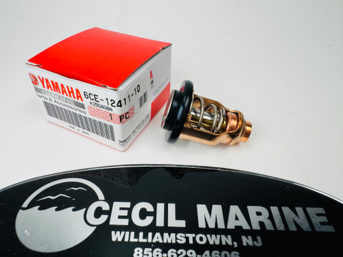 $39.99* GENUINE YAMAHA no tax* THERMOSTAT 6CE-12411-10-00 *In Stock & Ready To Ship!
