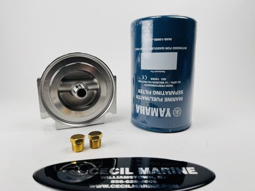 *GENUINE YAMAHA 10M FUEL FLTR ASSY SS HD 1/4 QB1-10MAS-10-10  *In Stock & Ready To Ship!