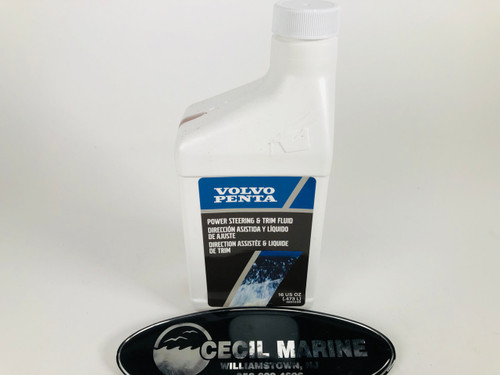 $11.99* GENUINE VOLVO PENTA POWER STEERING & TRIM FLUID 16oz. * In Stock & Ready To Ship!