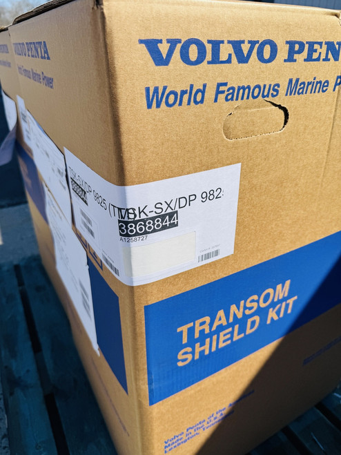 $5599.99* GENUINE VOLVO no tax*SX-M & DPS-M TRANSOM SHIELD ASSEMBLY 3868844 *In Stock & Ready To Ship!