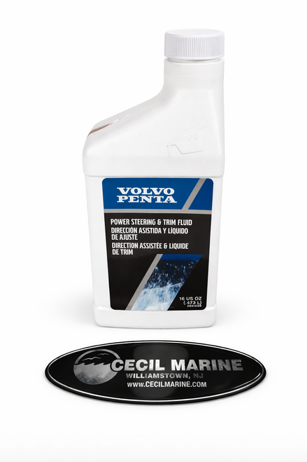 $11.99* GENUINE VOLVO PENTA POWER STEERING & TRIM FLUID 16oz. * In Stock & Ready To Ship!